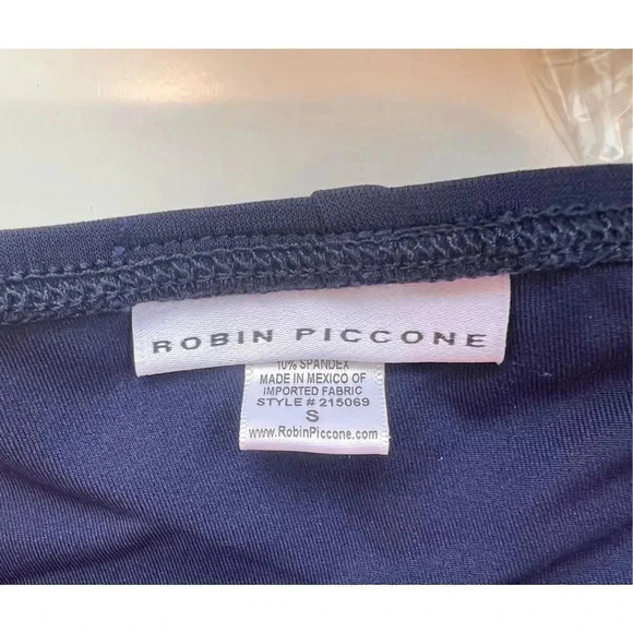 Robin Piccone Navy Multicolor Billie Tank Bikini Top Size Large, Bottoms Small - Picture 5 of 6